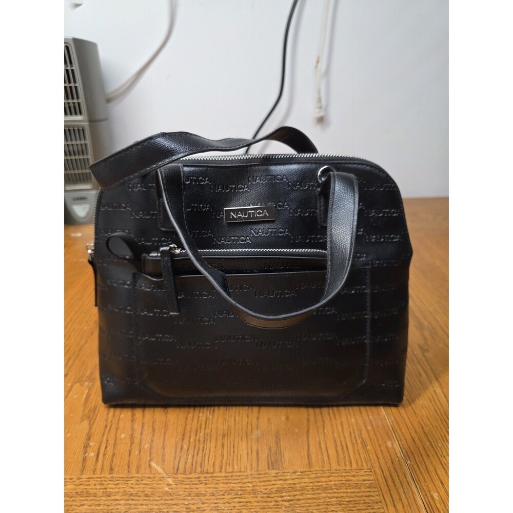 Neutica Black Doom Satchel  With Pouch